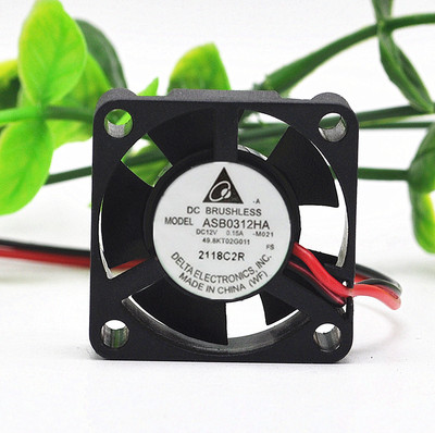 Original Delta ASB0312HA Cooling Fan DC 12V 0.15A 3-Wires ASB0312HA Fans